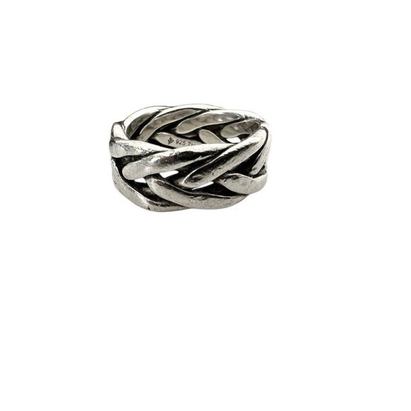 Silpada RETIRED R2120 Dream Weaver Braided Ring Size 12 RARE